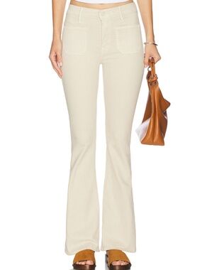 Mother Hustler Patch Pocket Flood Jeans Size 28